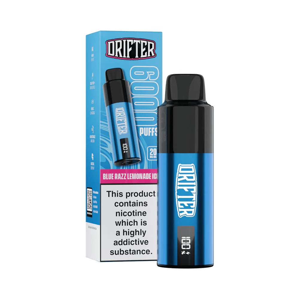 Drifter 6K Kit Blue Razz Lemonade Ice 20mg