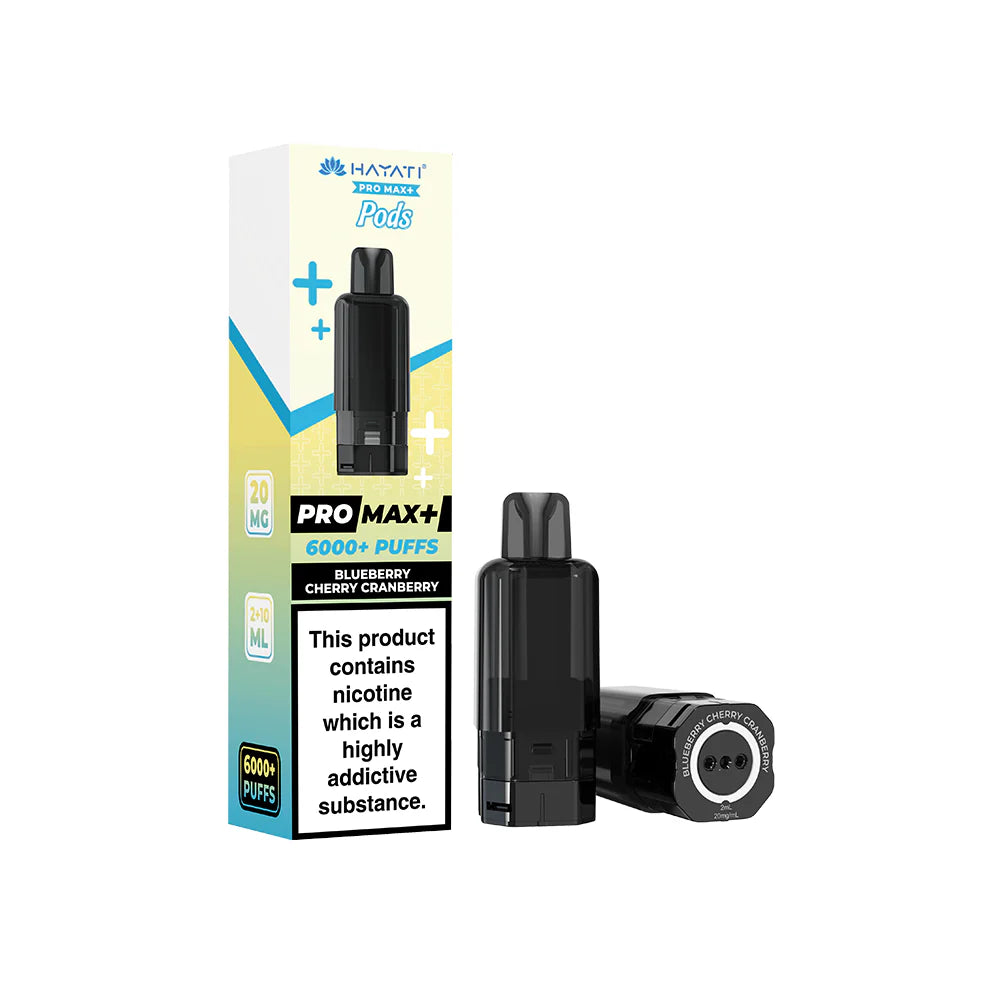 Hayati Pro Max+ Pods Blueberry Cherry Cranberry