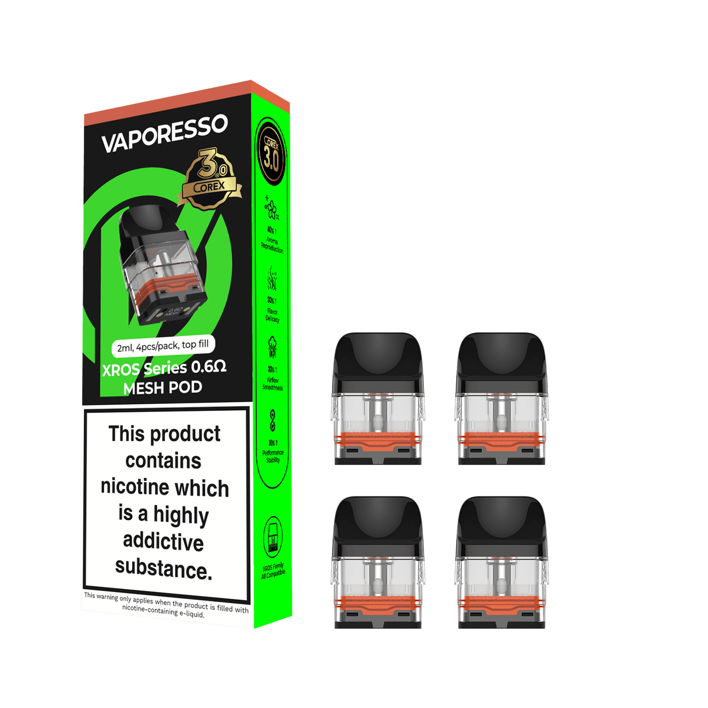Vaporesso Xros Series 0.6 Ohm Mesh Pod Corex 3.0