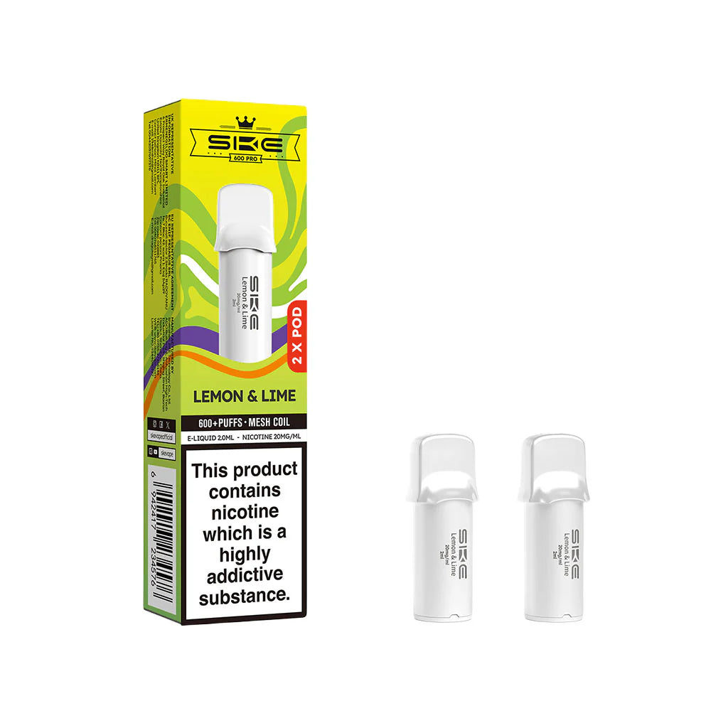 SKE Pro 600 Pods Lemon & Lime