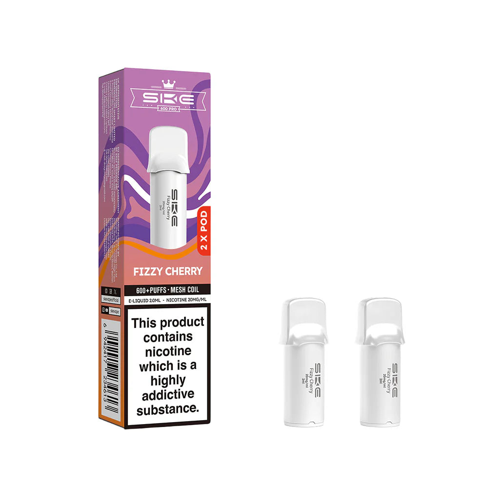SKE Pro 600 Pods Fizzy Cherry