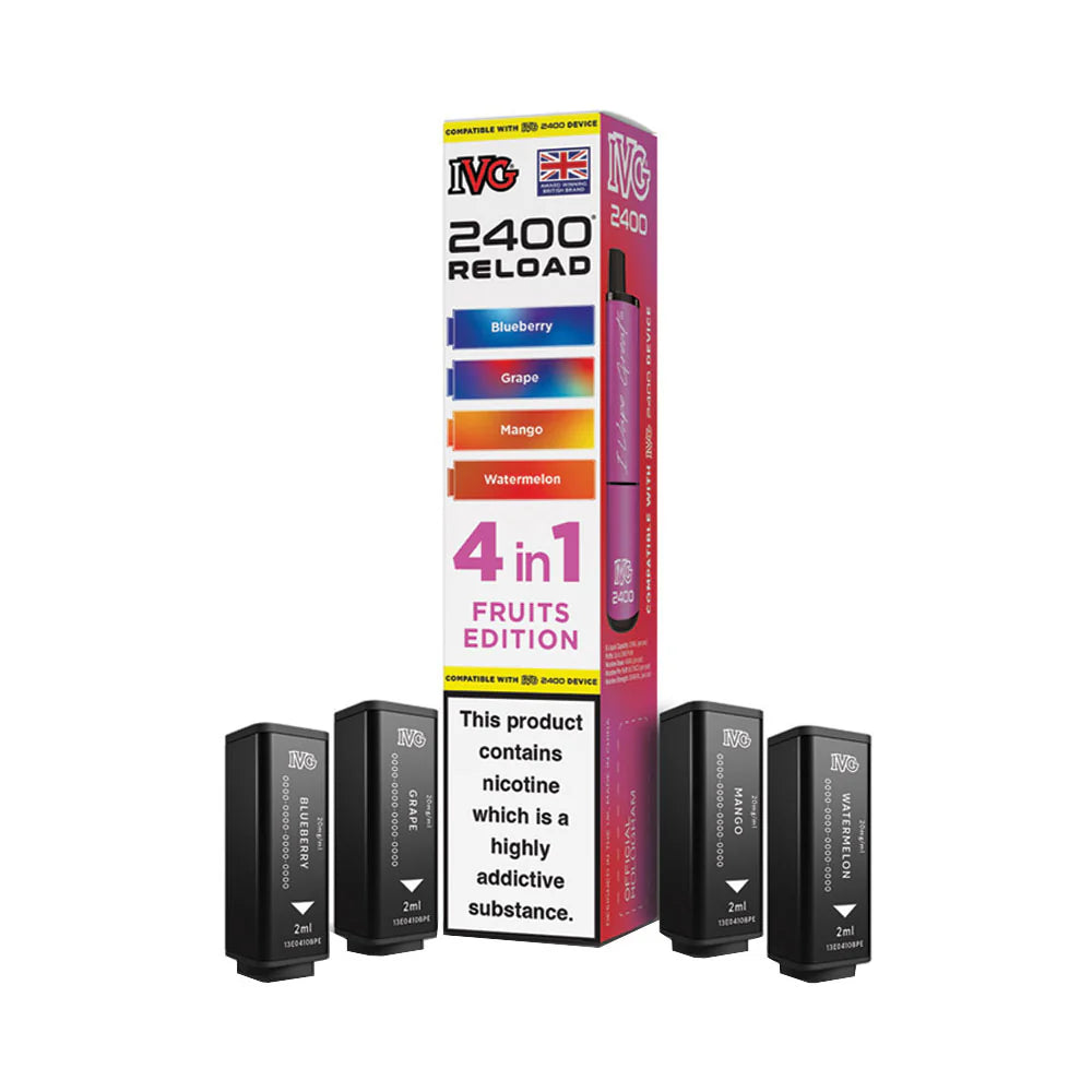 IVG 2400 Reload 4 Pod Pack Fruits Edition