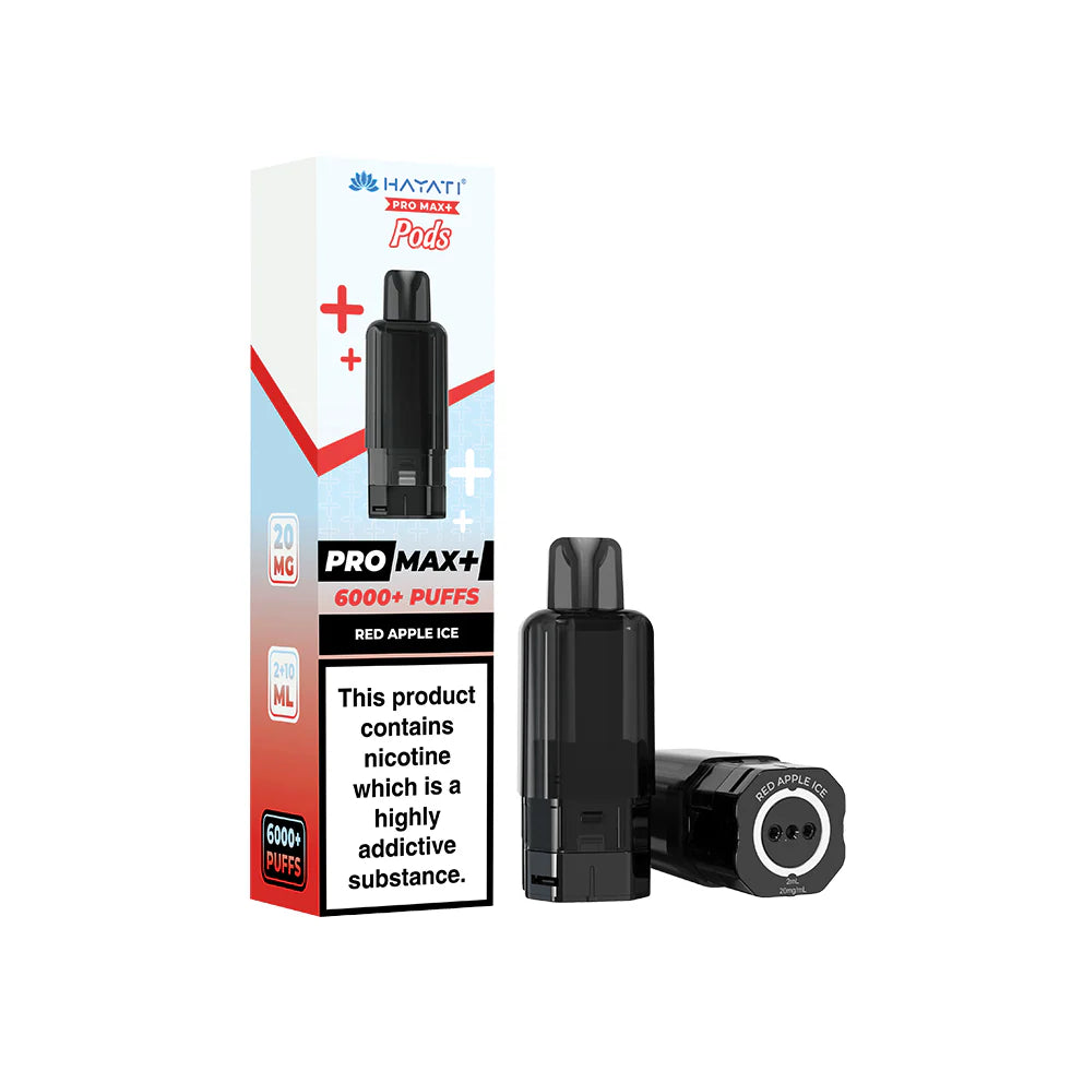 Hayati Pro Max+ Pods Red Apple Ice